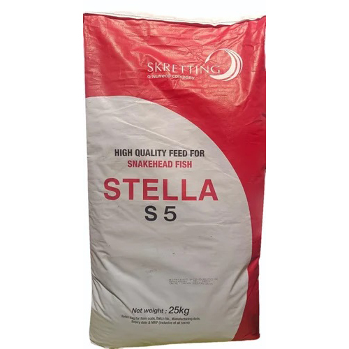 Skretting Stella S5 Snakehead Murrel Fish Feed - Feature: High Levels Of Digestible Protein