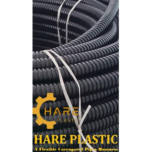 20mm Flexible Corrugated Conduit Pipe (Hdpe) - Application: Industrial