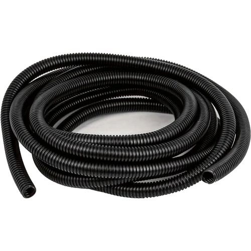 32mm Flexible Corrugated Conduit Pipe (Hdpe) - Color: Black