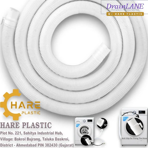 3 Meters - Washing Machine Water Drain Outlet Pipe Spiril PE