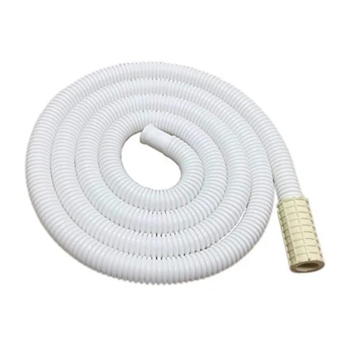 1.5 Meters Ac Drain Water Inlet Pipe (And) Multipurpose Hose Pipe - Color: White