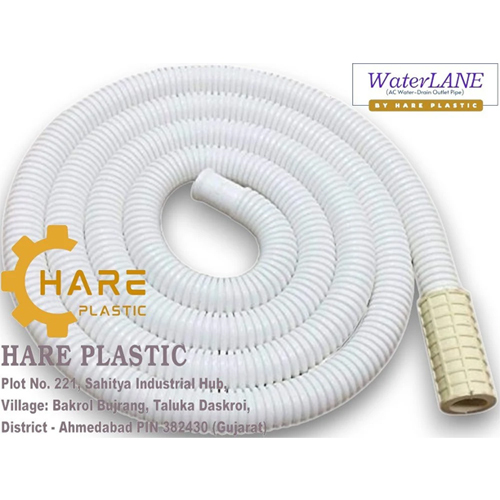 Ac Water Drain Pipe - Color: White