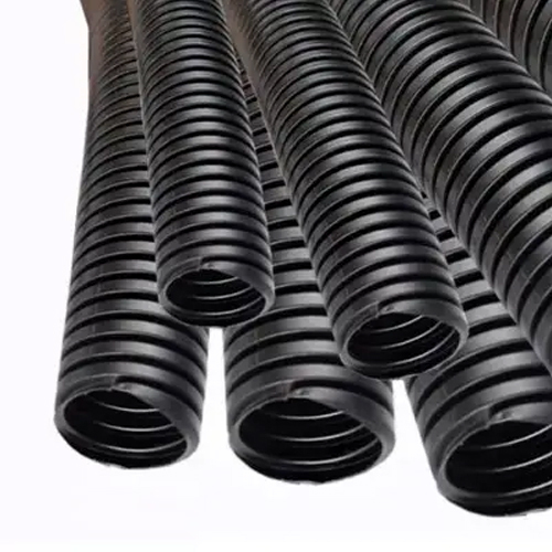 Pg 16 Hdpe Flexible Corrugated Conduit Pipe - Color: Black