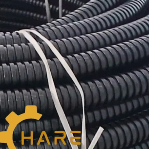 Pg 13.5 Hdpe Flexible Corrugated Conduit Pipe - Color: Black