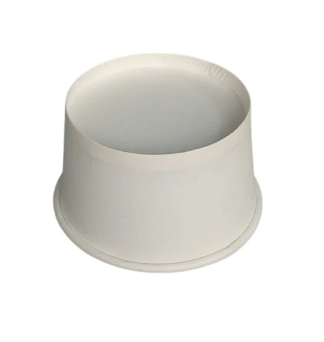 90Ml Plain Paper Tea Cup - Color: White