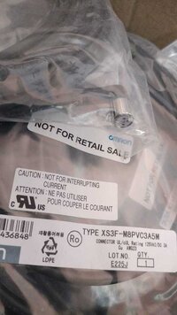 OMRON CONNECTOR CABLE SENSOR, XS3F-M8PVC3A5M