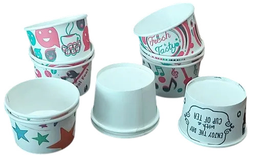 80Ml Disposable Paper Cup - Application: Party Supplies