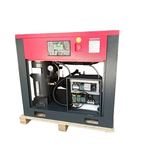 10 Hp Screw Air Compressor Pm Motor With Vfd - Material: Mild Steel