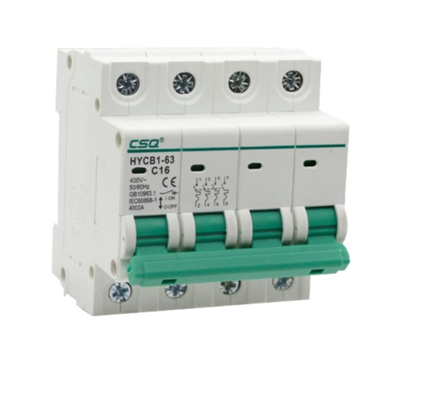 Miniatures Circuit Brakers Mcb 4 Pole