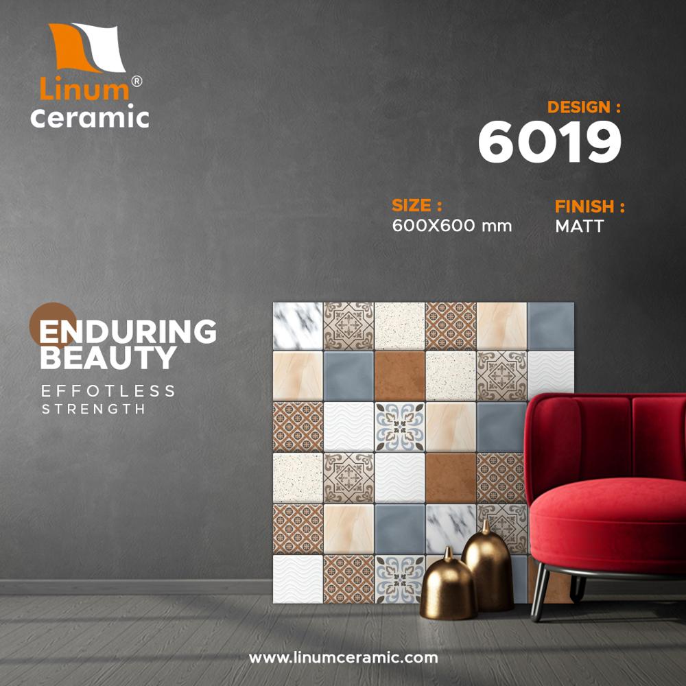 15150 600x600 Mm Matt Finish Tile - Feature: Acid-resistant