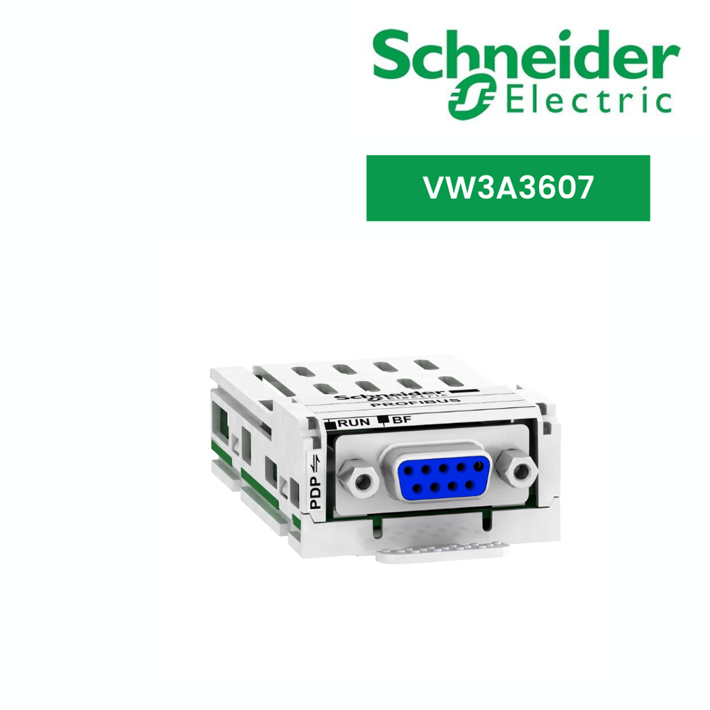 Vw3a3607-कम्युनिकेशन मॉड्यूल प्रोफिबस Dp V1, ऑल्टिवर, 12mbps, 1 मादा Sub D9 कनेक्टर