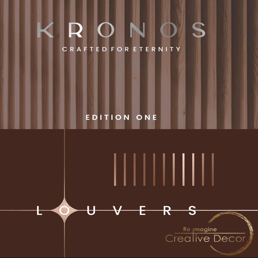 Kronos Ps Louvers - Premium Decorative Wall & Ceiling Panels - Color: Brown
