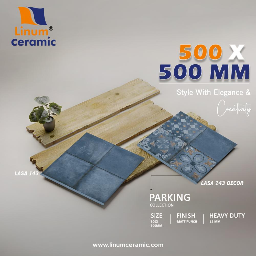 500x500 Mm Punch Series Parking Tile - Feature: Non-slip