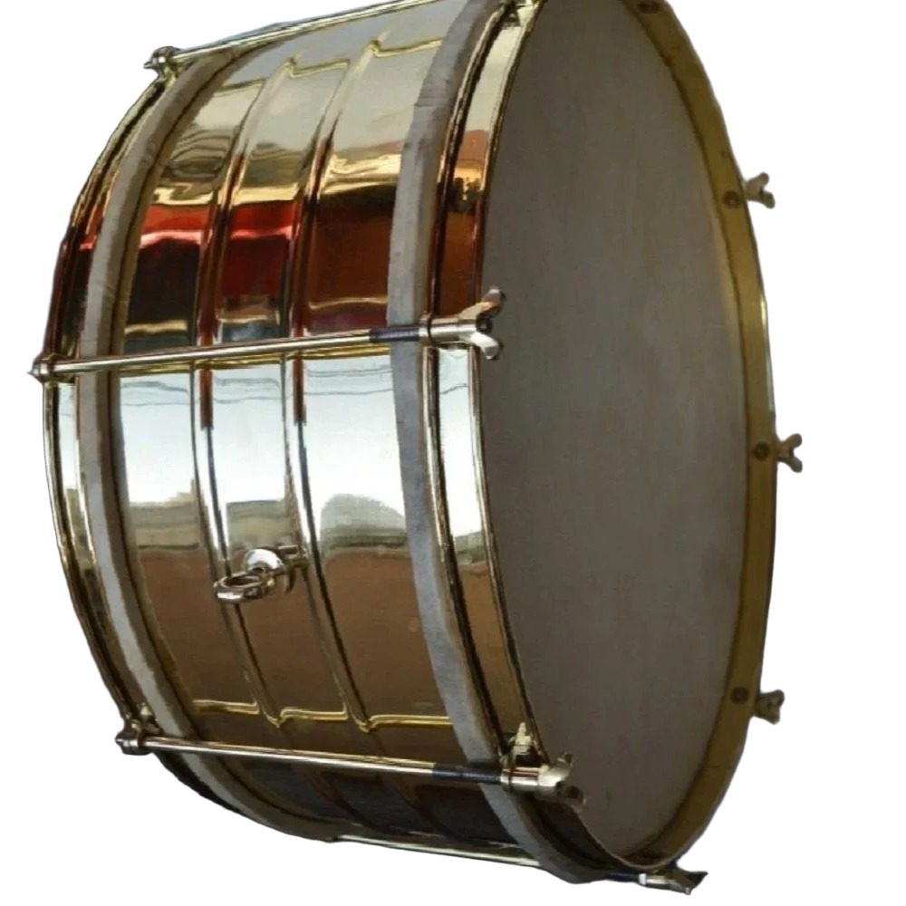 8 Rods Brass Fitted Bass Drum
