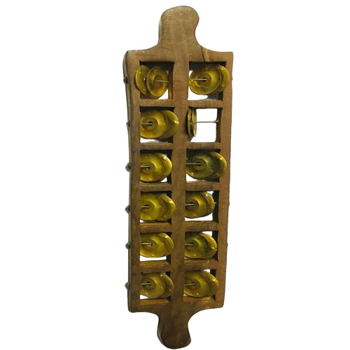 6 Ghar Steel Jingles Wooden Jheeka