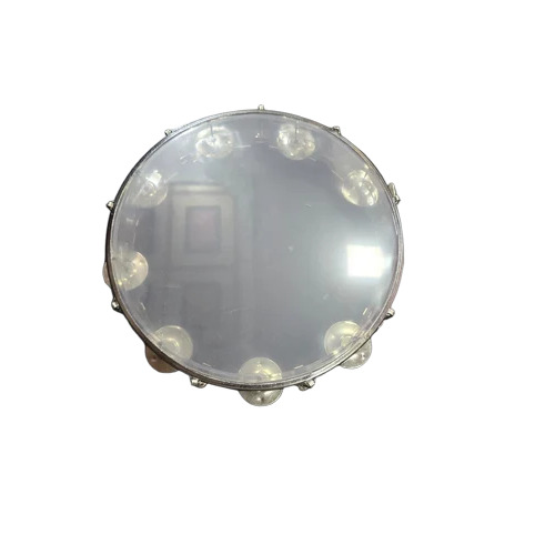 10 Inch Transparent Khanjri Tambourine