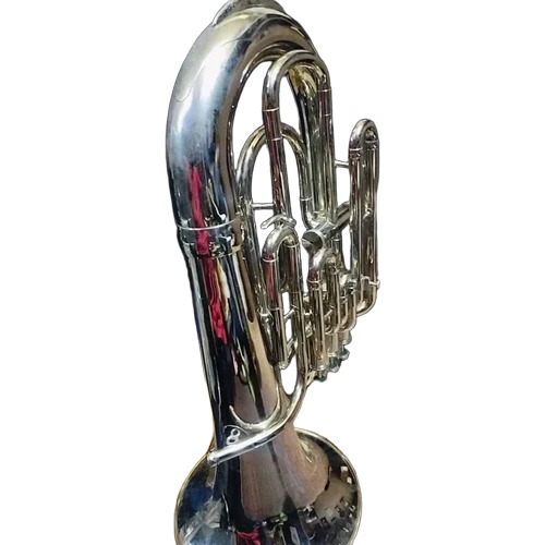 4 Valve Flat Nickel Plated Brass Metal Euphonium - Application: Wedding Ceremony