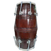 Shesham Wood Dholak Drum - Color: Brown