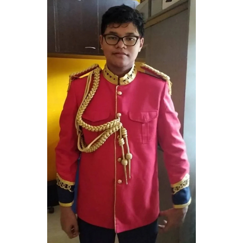 Army Pattern School Band Uniform - Collar Type: Polo Shirt