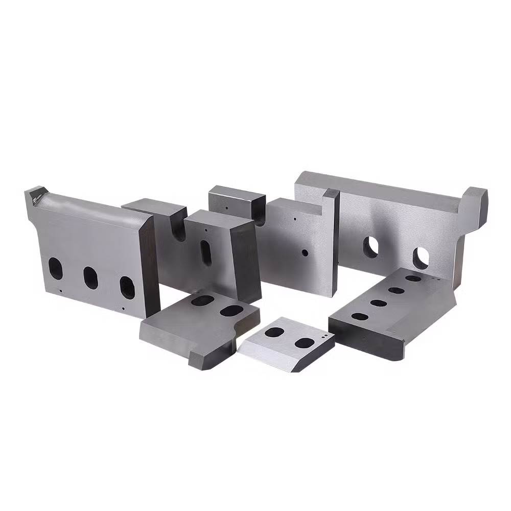 FLYING SHEAR BLADES - Stainless Steel, Standard Size, Silver | High-Speed Cutting, Wear Resistance, Dynamic Operation, Proven Performance