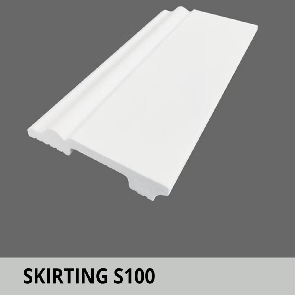 Skirting Moulding PVC charcoal Corner 