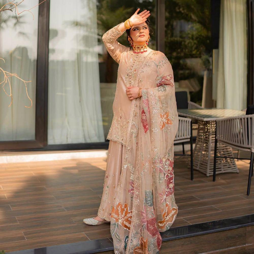 Exclusive Designer Suit With Lahenga Pair