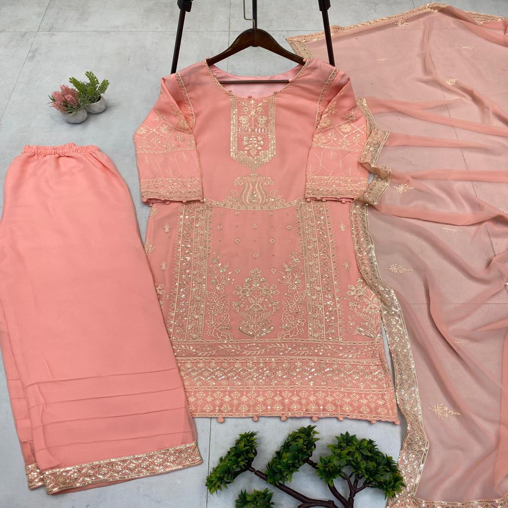 Designer Plazzo Kurti Pair
