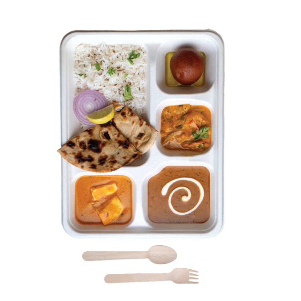 Disposable 5CP Meal Tray (500)