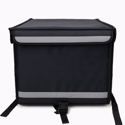 1000 D Black Food Delivery Bag - Design: Standard