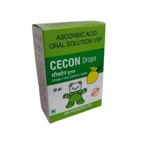 20 मिलीलीटर Cecon Ascorbic Acid मौखिक समाधान USP ड्रॉप