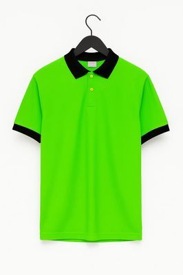 230GSM Mens Lime Polo T-Shirt