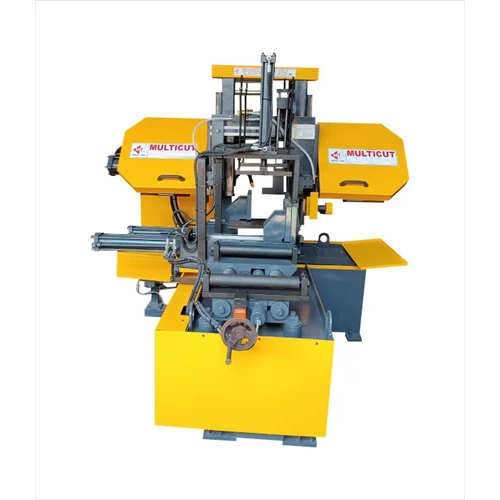 Bdc 300 A Nc Fully Automatic Horizontal Double Column Band Saw Machine - Color: Yellow