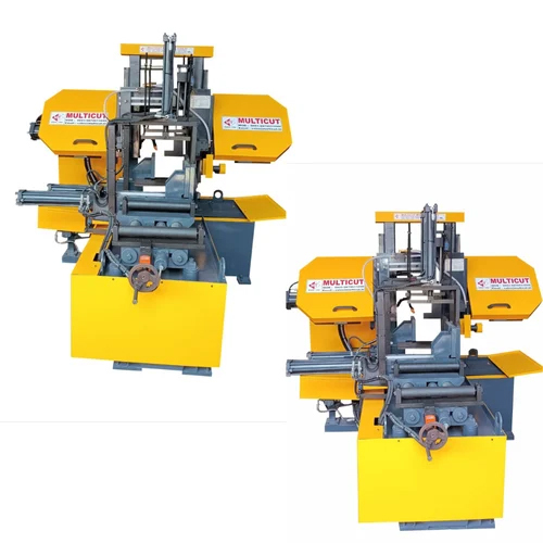 Bdc 300 A Nc Fully Automatic Horizontal Double Column Band Saw Machine - Color: Yellow