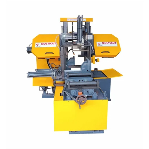 Bdc 300 A Nc Fully Automatic Horizontal Double Column Band Saw Machine - Color: Yellow