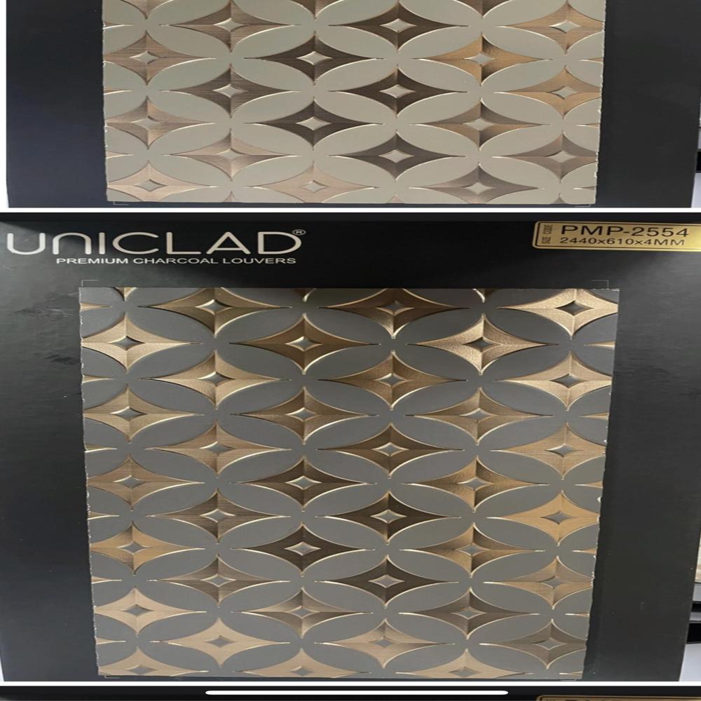 Interior Wall Cladding Sheet UNICLAD Charcoal Sheets with 3D Textures