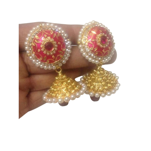 Imitation Earrings - Color: Golden