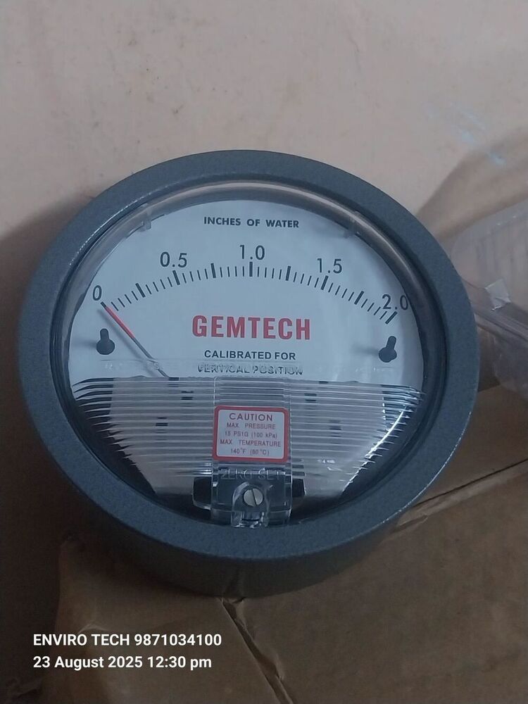 GEMTECH_DIFFERENTIAL PRESSURE GAUGE IN KARNATAKA BANGALORE INDUSTRIAL AREA