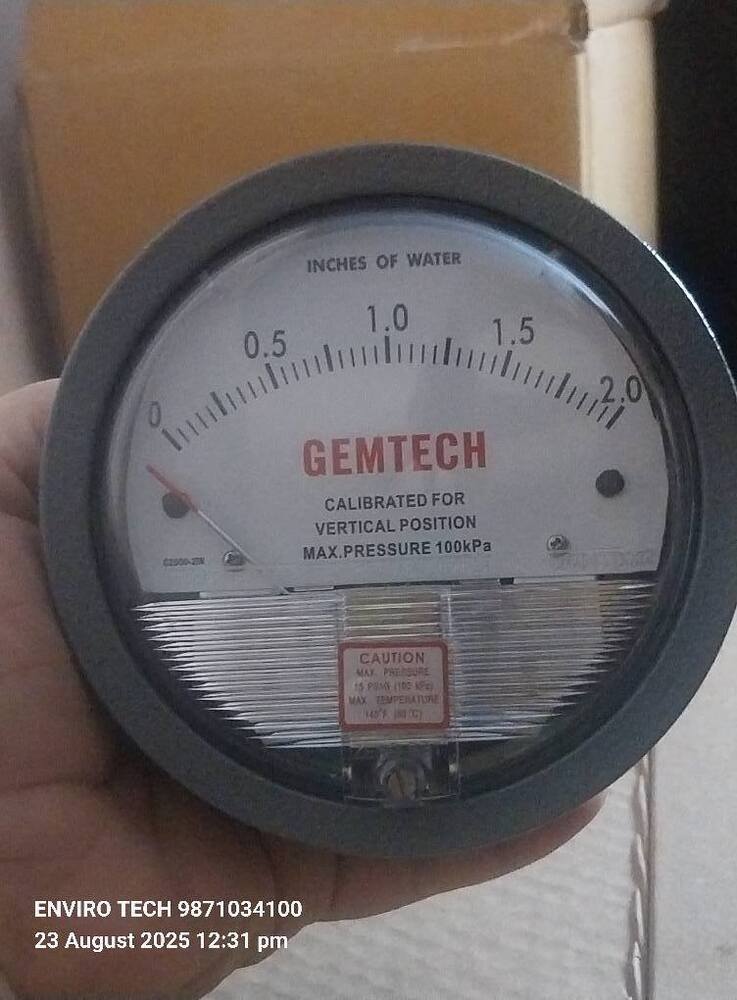 GEMTECH DIFFERENTIAL PRESSURE GAUGE NEAR Yeshwanthpur Industrial Area Bangalore
