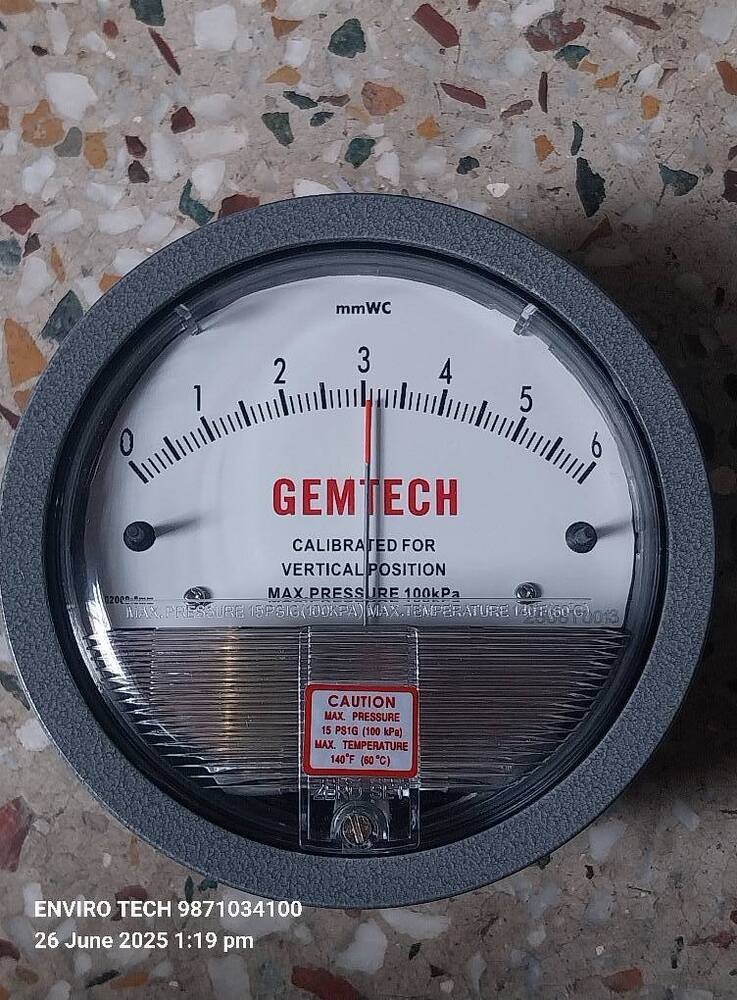 GEMTECH DIFFERENTIAL PRESSURE GAUGE NEAR Yeshwanthpur Industrial Area Yeswanthpur Bengaluru