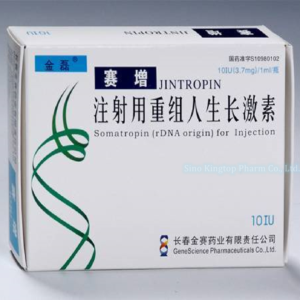 Jintropin (10Iu/Vial , 10Vials/Kit ) Hgh ( Rhgh ) ( Recombinant Human Growth Hormone ) ( Gensci ) For Injection - Dosage Form: Liquid