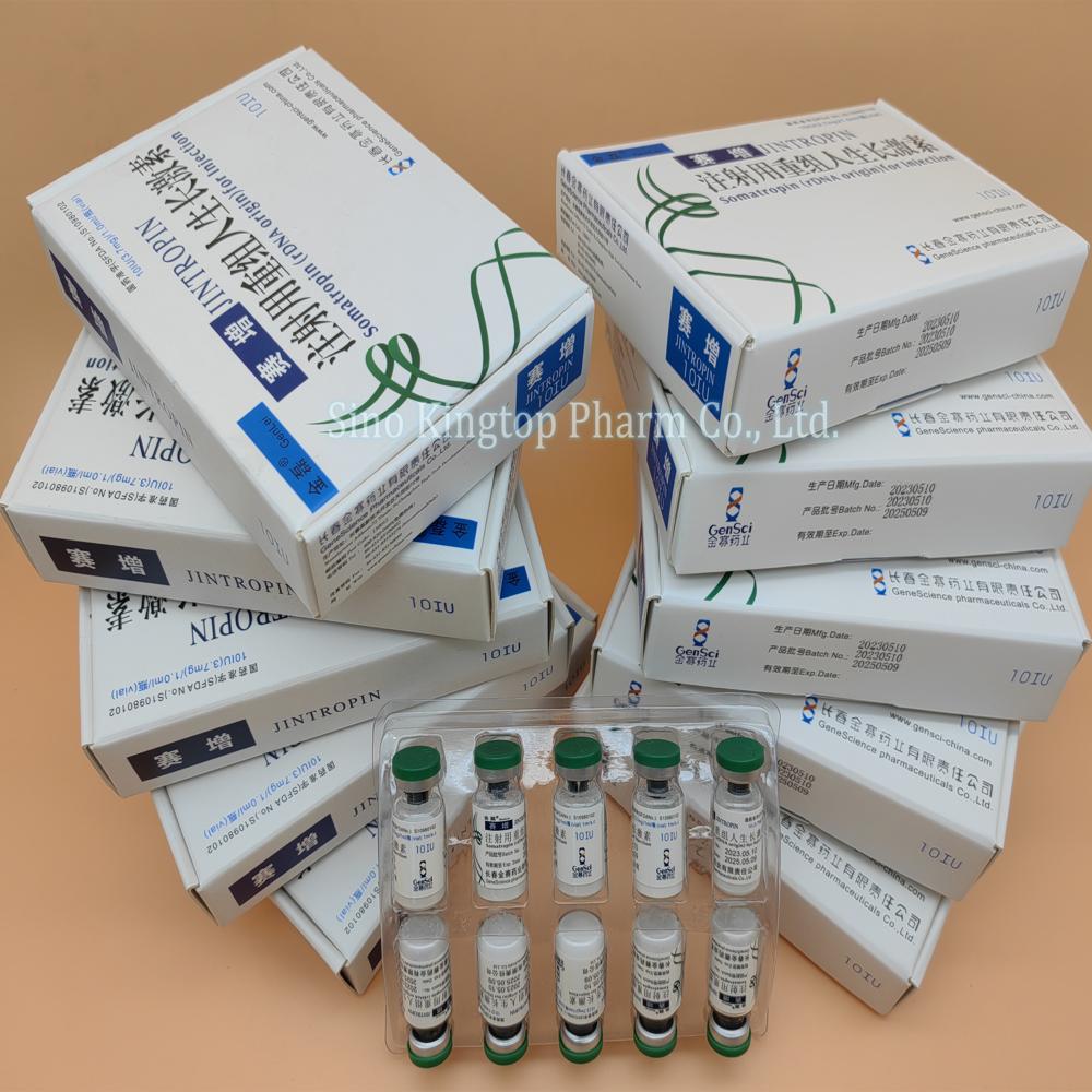 Jintropin (10iu/vial , 10vials/kit ) Hgh ( Rhgh ) ( Recombinant Human Growth Hormone ) ( Gensci ) Branded Hgh For Injection - Purity: High