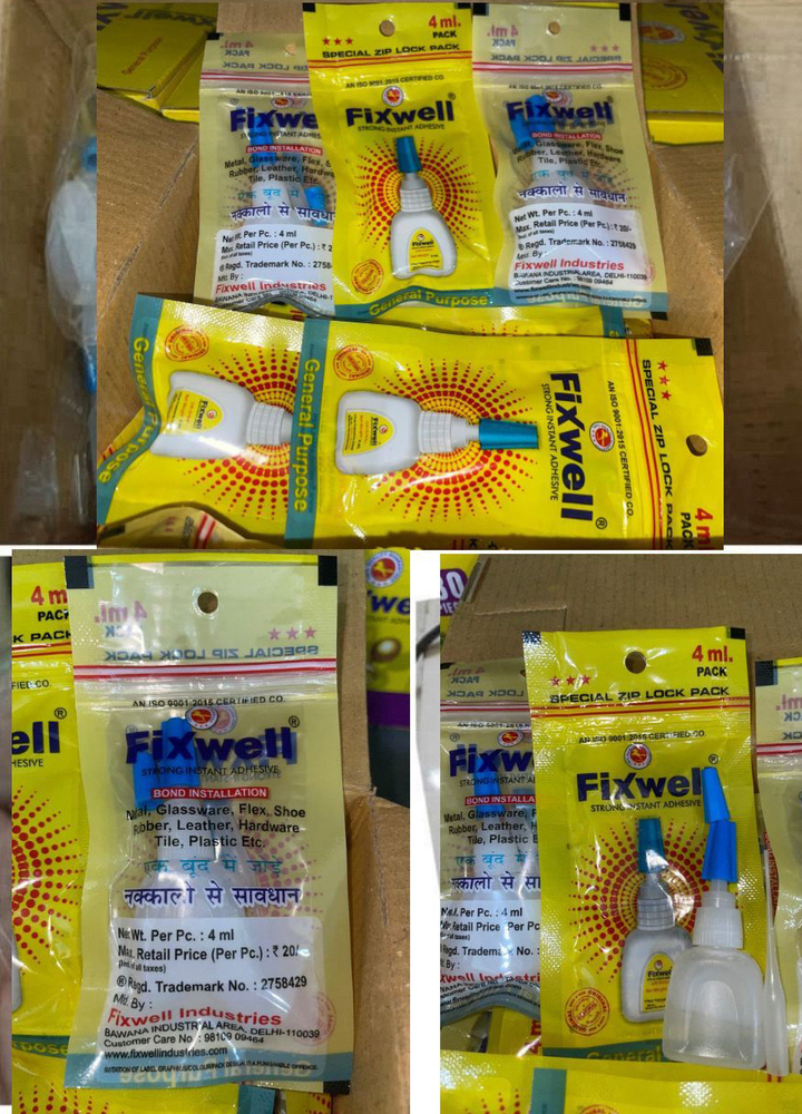 4Ml Instant Adhesive Bond - Color: Transparent