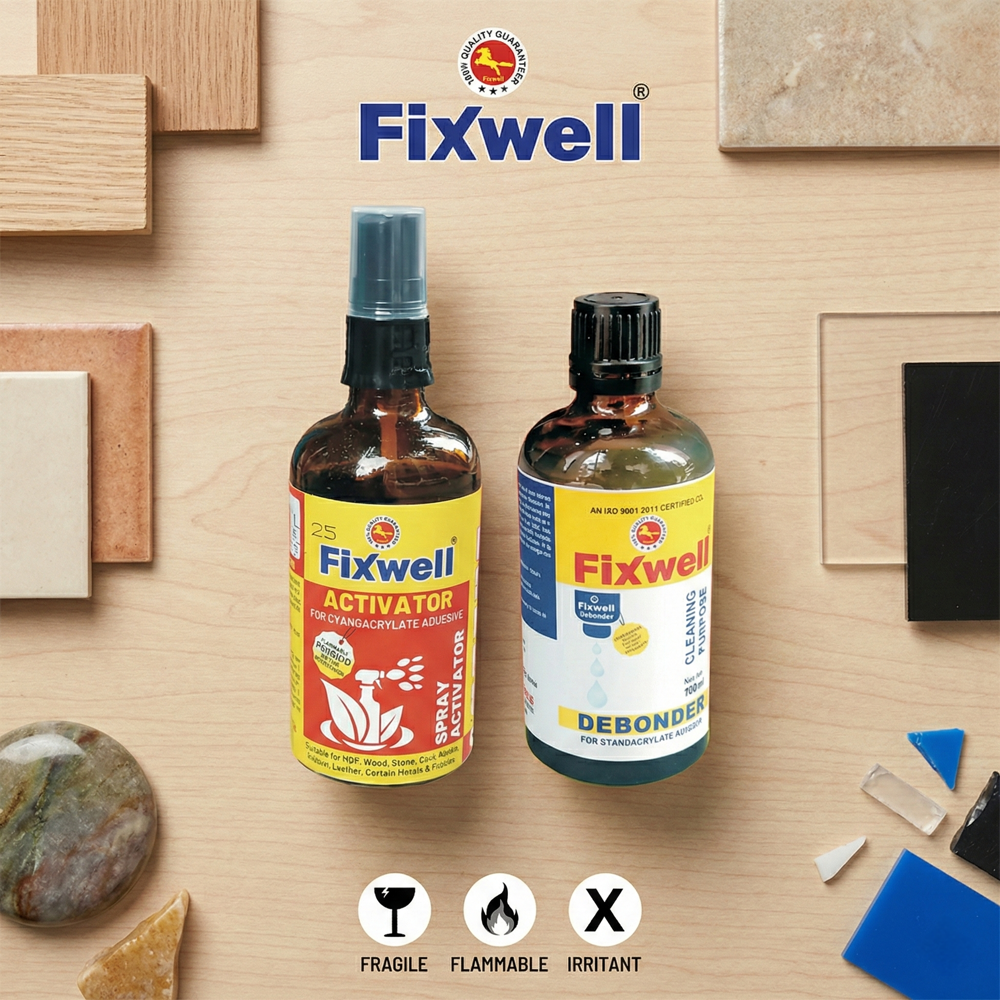 Adhesive Gel Fixwell Activator For Cynocrylate - Color: Multiple