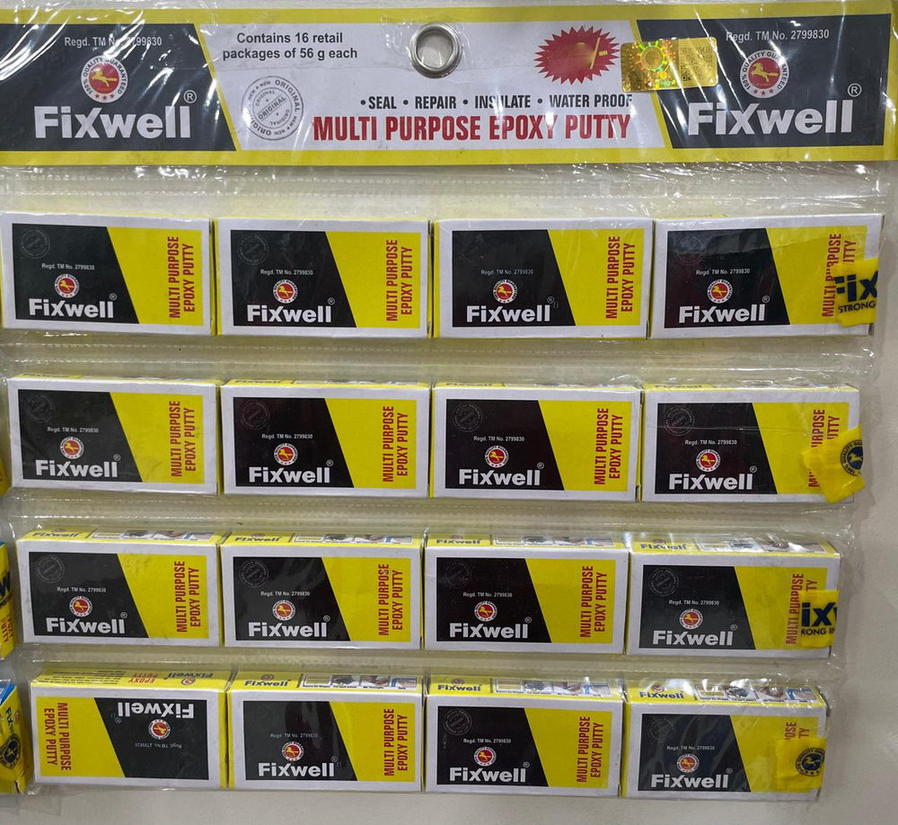 Fixwell Waterproof Mutli Purpose Epoxy Putty - Color: Multiple