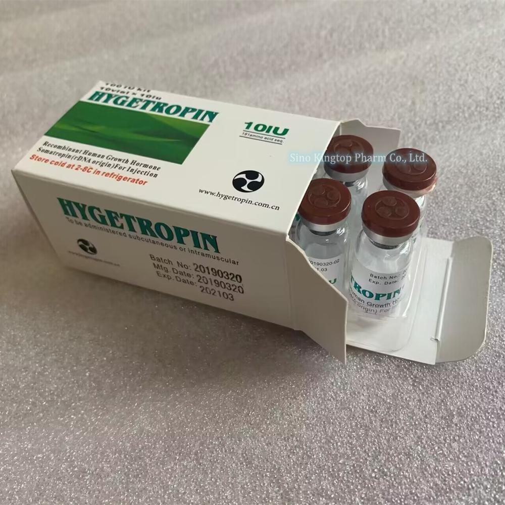Hygetropin ( 10IU/vial , 10vials/kit ) ( 8IU/vial , 25vials/kit ) HGH Human Growth Hormone Lyophilized Powder Injectable