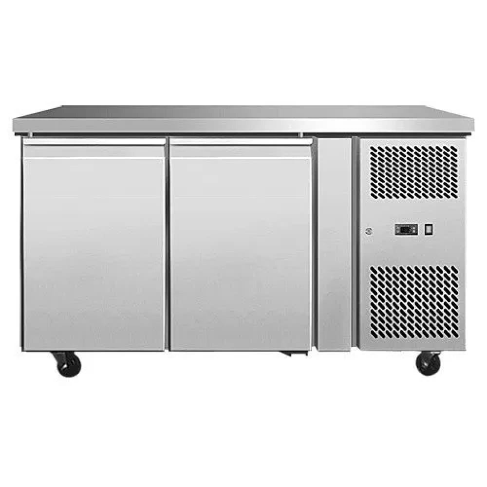 2 Door Undercounter Chiller/freezer - Stainless Steel, -80â°c Operating Temperature, 220 Volt Power Source | Space-saving Design, Adjustable Shelving