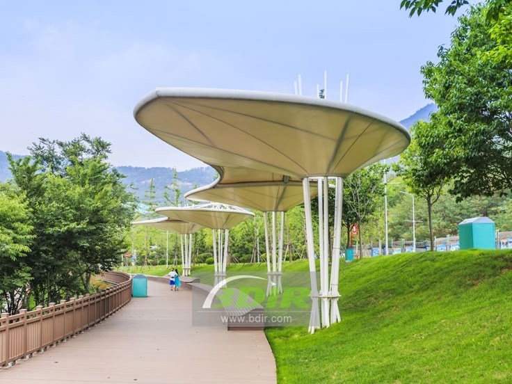 Modular Tensile Structure - Color: White