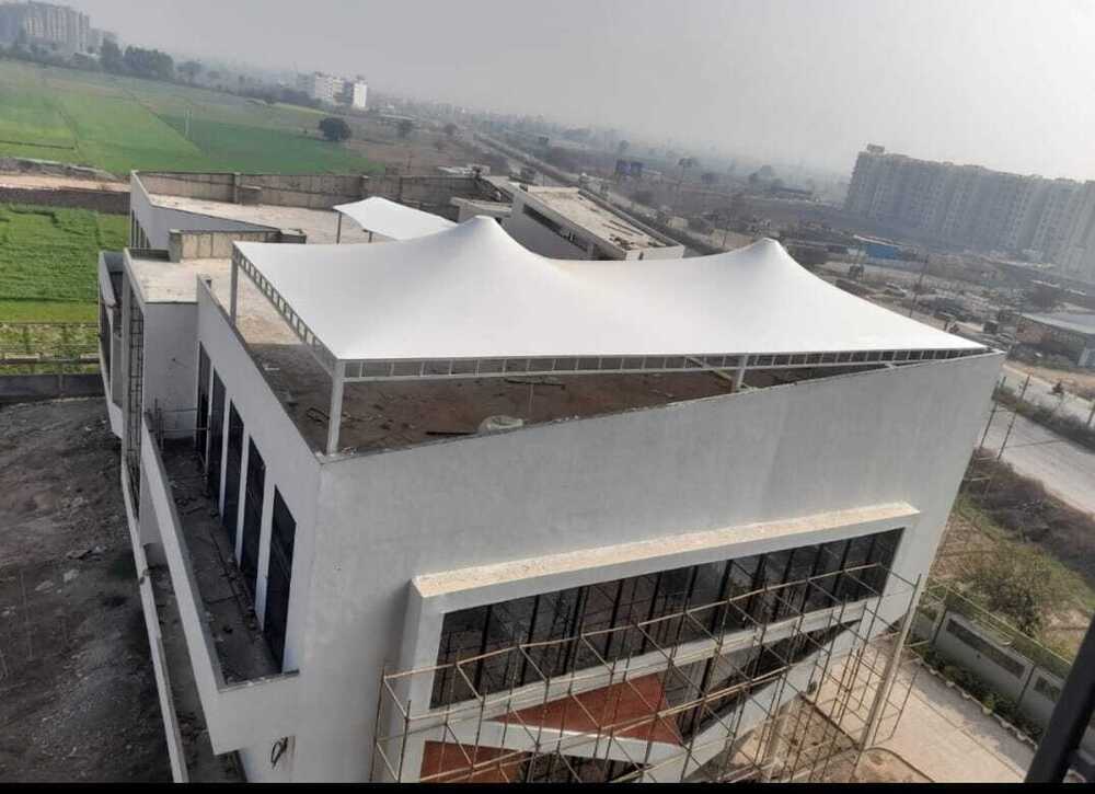 Tensile Roofing Structure - Color: White