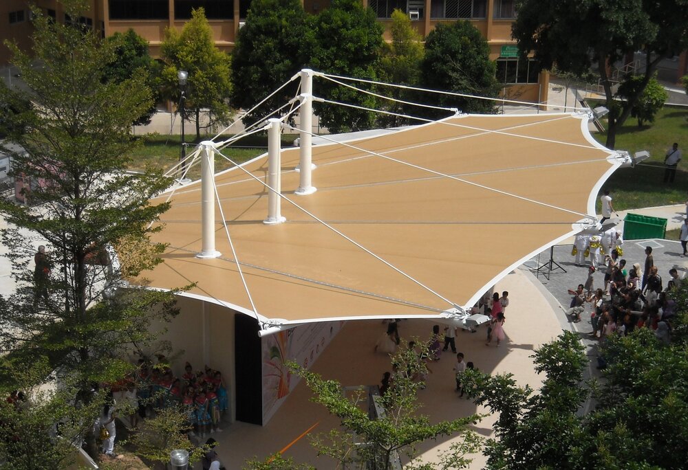 High Tensile Membrane Structure - Color: White