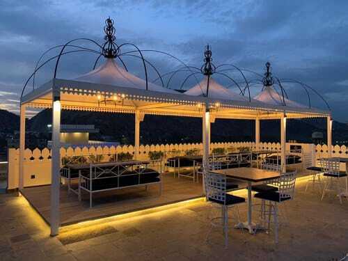 Conical Tensile Structure - Color: White